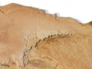 Egypt Terrain 3D Model