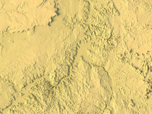 Terreno do Egito Modelo 3D