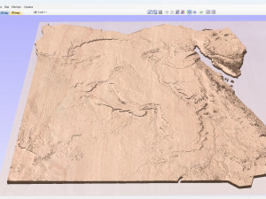 Egypt Terrain 3D Model