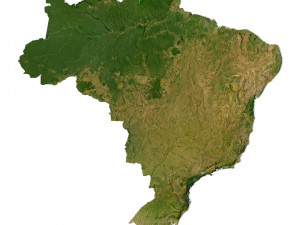 Brazil Terrain 3D Model