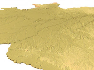 Brazil Terrain 3D Model
