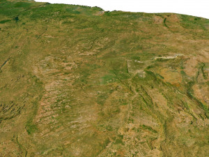 Brazil Terrain Modelo 3D