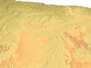 Brazil Terrain 3D Model