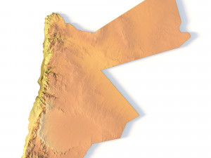 Jordan Terrain 3D Model