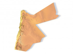 Jordan Terrain 3D Model