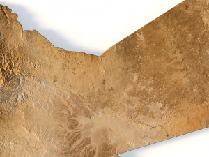 Jordan Terrain 3D Model