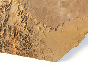 Jordan Terrain 3D Model