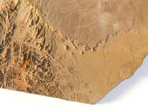 Иордания Ландшафт 3D Модель