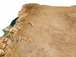 Jordan Terrain 3D Model