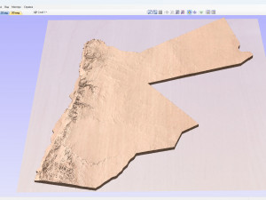 Jordan Terrain 3D Model