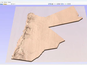 Иордания Ландшафт 3D Модель