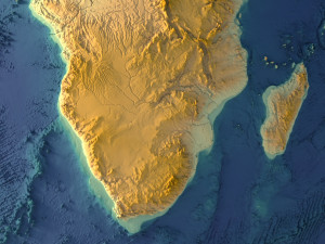 Earth Terrain Without Water 3D Model