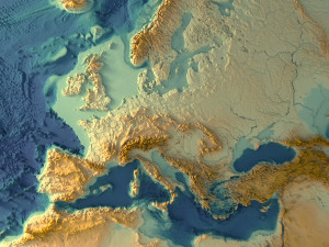 Earth Terrain Without Water 3D Model