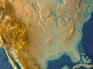 Earth Terrain Without Water 3D Model
