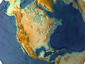 Earth Terrain Without Water 3D Model