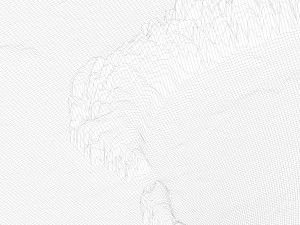 Earth Terrain Without Water 3D Model