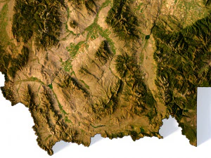 Montana Terrain 3D Model