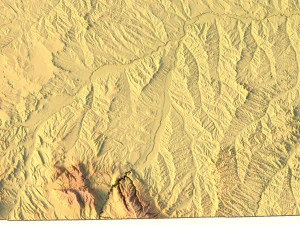 Montana Terrain 3D Model