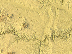 Montana Terrain 3D Model