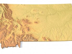 Montana Terrain 3D Модель