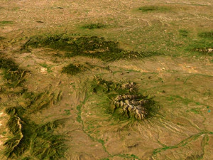 Montana Terrain 3D Model