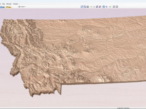 Montana Terrain 3D Модель