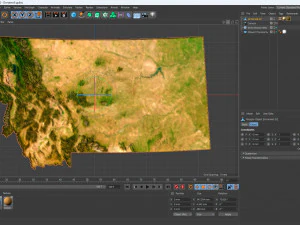 Montana Terrain 3D Model