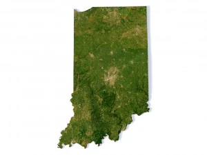 Terreno Indiana Modelo 3D