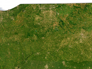 Indiana Terrain 3Dモデル