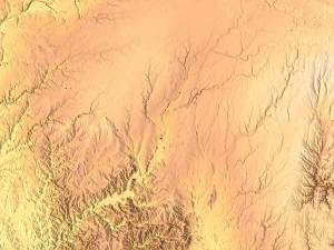 Indiana Terrain 3D Model