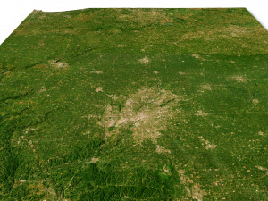 Indiana Terrain 3Dモデル