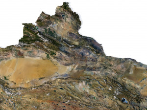 China Terrain 3D Map Model 3D