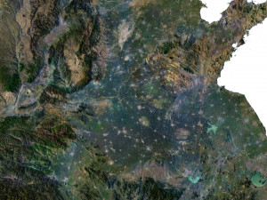 China Terrain 3D Map Model 3D