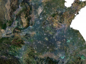 China Terrain 3D Map 3D Model