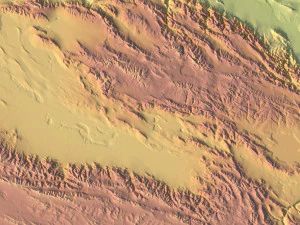 China Terrain 3D Map 3D Model