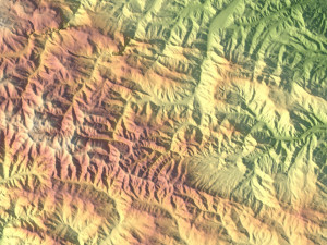 Azerbaijan Terrain 3D Map 3D Model