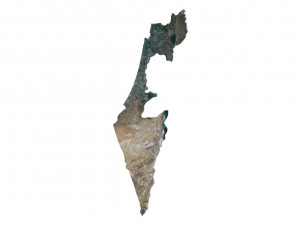 Israel Terrain 3D Map 3D Model