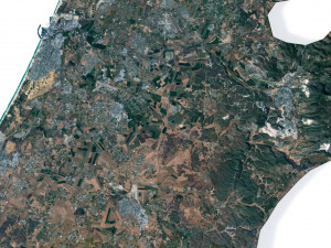 Israel Terrain 3D Map Model 3D
