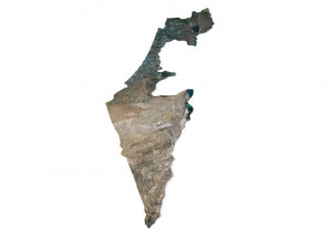 Israel Terrain 3D Map Model 3D