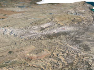 Israel Terrain 3D Map Model 3D