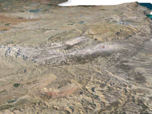 Israel Terrain 3D Map 3D Model