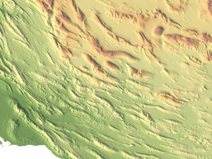 Iran Terrain 3D Map 3D मॉडल
