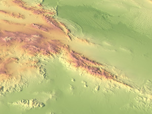 Iran Terrain 3D Map 3D मॉडल