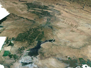 Iran Terrain 3D Map 3D Model