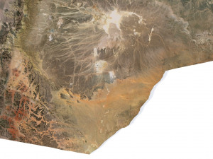 Jordan Terrain 3D Map 3D Model