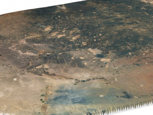 Jordan Terrain 3D Map 3D Model