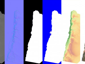 Jordan Terrain 3D Map 3D Model
