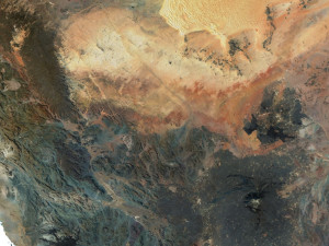 Saudi Arabia Terrain Map 3D 模型