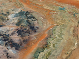 Saudi Arabia Terrain Map 3D 模型