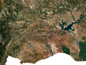 Turkey Terrain 3D Map 3D Model